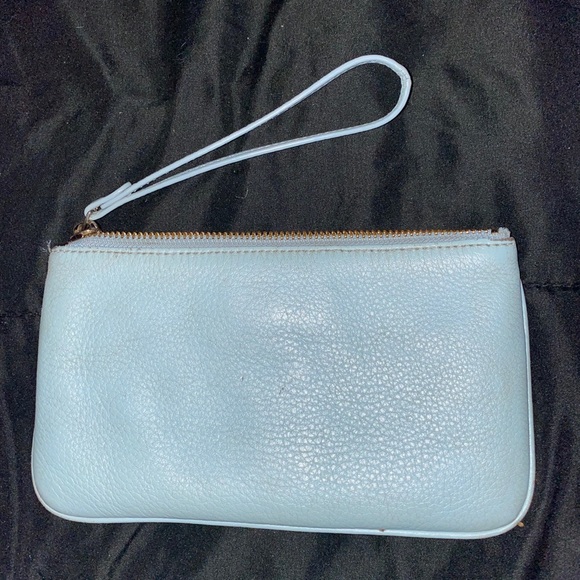 Kate Spade baby blue wristlet - Picture 2 of 3
